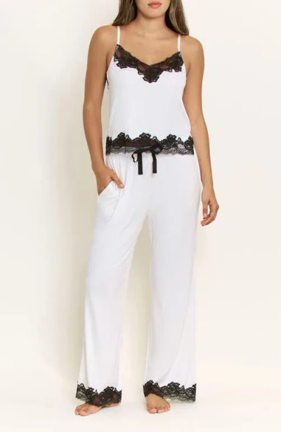 Honeydew Dream On Pajamas In White