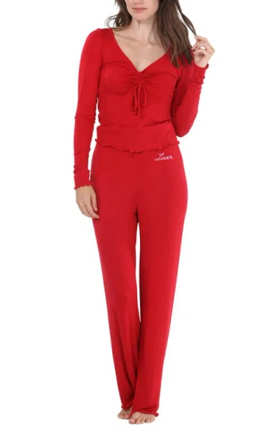 Honeydew Dreamland Lounge Rib Pajamas In Love Song