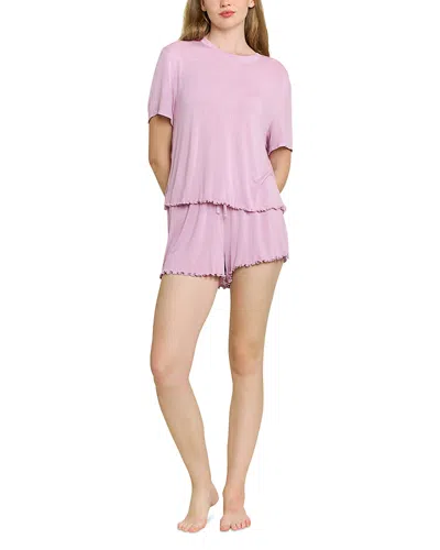 Honeydew Dreamland Tee & Shorts Pajama Set In Purple
