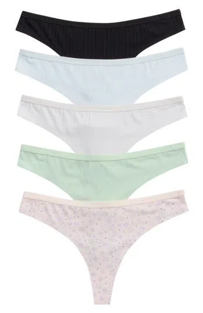 Honeydew Emilia 5-pack Thongs In Multi