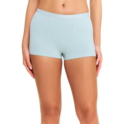 Honeydew Emma Rib Boyshorts In Blue