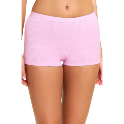 Honeydew Emma Rib Boyshorts In Pink