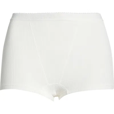 Honeydew Emma Rib Boyshorts In White