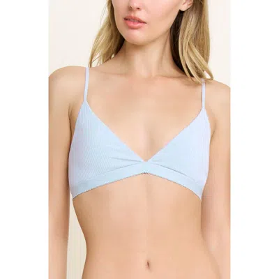 Honeydew Emma Rib Bralette In Blue
