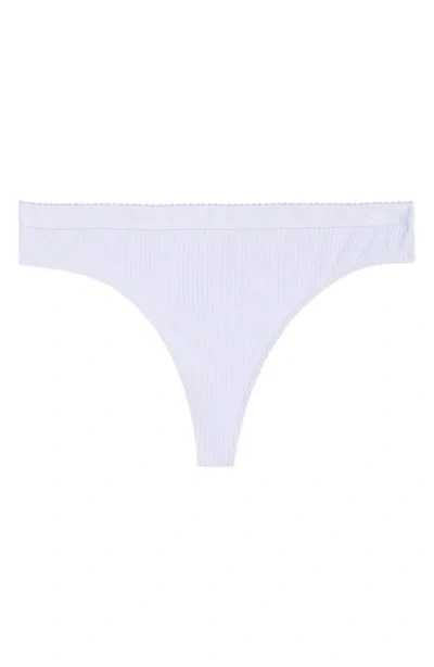 Honeydew Emma Thong In White