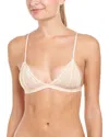 Honeydew Eyelash Triangle Bralette In Multi