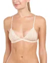 Honeydew Eyelash Triangle Bralette In Multi