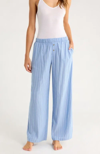 Honeydew Hangout Stripe Pajama Pants In Blue