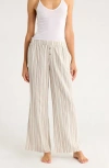 Honeydew Hangout Stripe Pajama Pants In Neutral