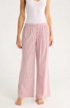 Honeydew Hangout Stripe Pajama Pants In Pink