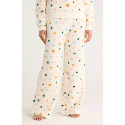 Honeydew Ice Breaker Fair Isle Faux Fur Pajama Pants In Multi