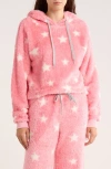 Honeydew Ice Breaker Fair Isle Fleece Hoodie In Pink