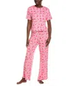 Honeydew Intimates 2pc All American Jersey Pajama Set In Pink