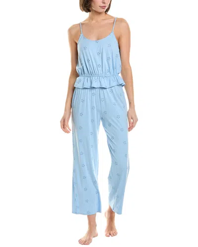 Honeydew Intimates 2pc Clear Skies Eyelet Lounge Set In Blue