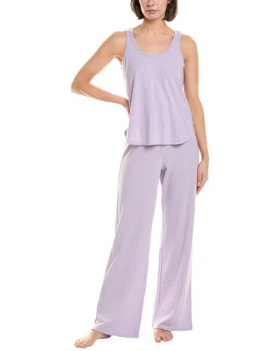 Honeydew Intimates 2pc Clocked Out Snow Jersey Lounge Set In Purple