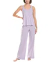 Honeydew Intimates 2pc Clocked Out Snow Jersey Lounge Set In Purple