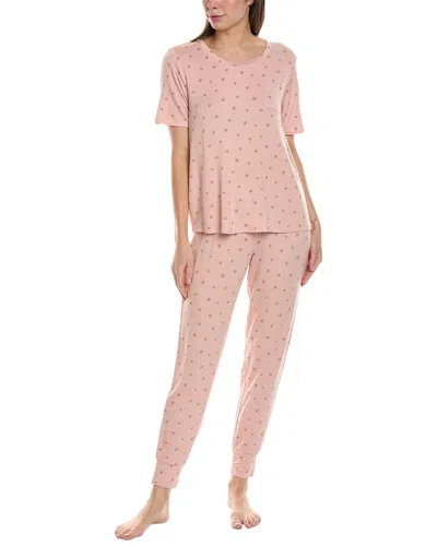 Honeydew Intimates 2pc Good Times Pajama Set In Pink