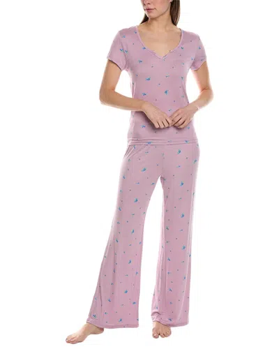 Honeydew Intimates 2pc Good Times Pajama Set In Purple