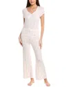 Honeydew Intimates 2pc Good Times Pajama Set In White