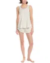 Honeydew Intimates 2pc Good Times Shortie Set In Beige