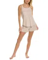 Honeydew Intimates Intimates 2pc Next Level Top & Short Set In Grey