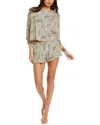 Honeydew Intimates All American Long Sleeve Shortie Pajamas In Multi