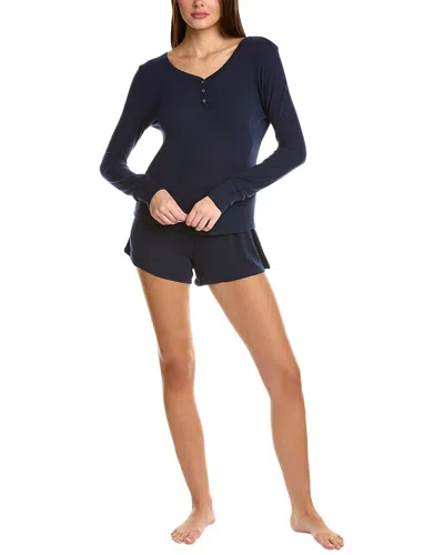 Honeydew Intimates 2pc Star Seeker Lounge Set In Blue