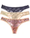 HONEYDEW INTIMATES 3PK LADY IN LACE THONG