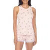 Honeydew Intimates All American Shortie Pajamas In Pink