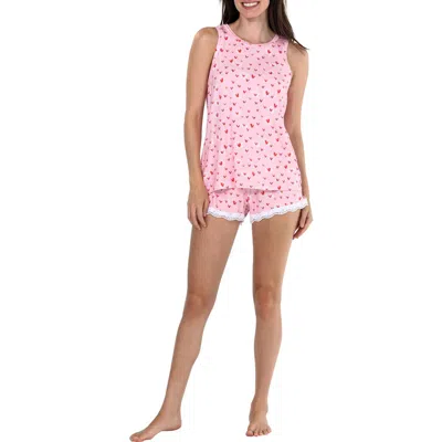 Honeydew Intimates All American Shortie Pajamas In Amour Hearts