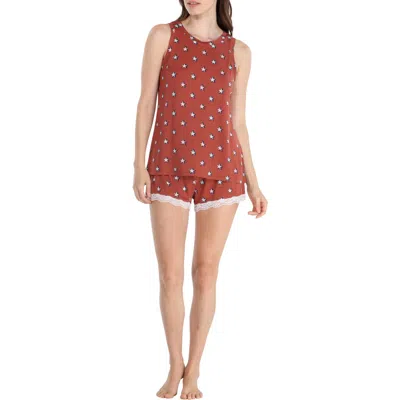 Honeydew Intimates All American Shortie Pajamas In Copper Stars