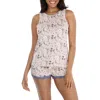 Honeydew Intimates All American Shortie Pajamas In Luster Floral
