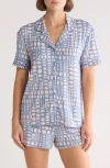 Honeydew Intimates All American Shortie Pajamas In Stormy Moons