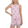 Honeydew Intimates All American Shortie Pajamas In Strawberry Tigers