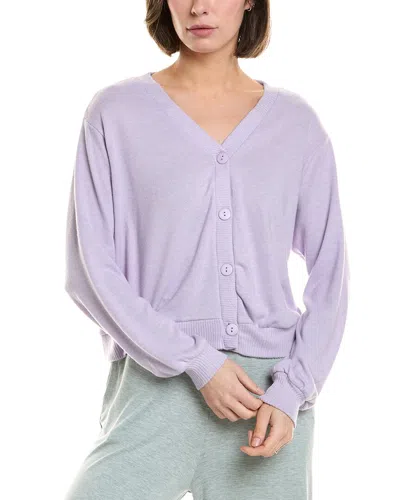 Honeydew Intimates Bet On It Hacci Cardigan In Purple