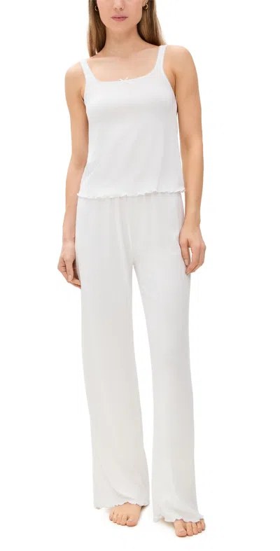 Honeydew Intimates Blissful Tank Pants Set White