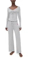 Honeydew Intimates Dreamland Long Set Grey In Gray
