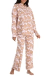 Honeydew Intimates Golden Hour Cotton Twill Pajamas In Aurora Horses