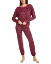 Honeydew Intimates Honeydew 2pc Sleepwear Set In Burgundy