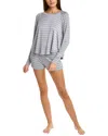 Honeydew Intimates Honeydew 2pc Slept In Pajama Short Set In Gray