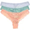 Honeydew Intimates Honeydew 3-pack Lace Thong In Fashion 4
