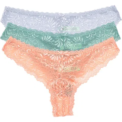 Honeydew Intimates Honeydew 3-pack Lace Thong In Fashion 4