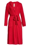Honeydew Intimates Honeydew Lounge Pro Hooded Robe In Teaberry