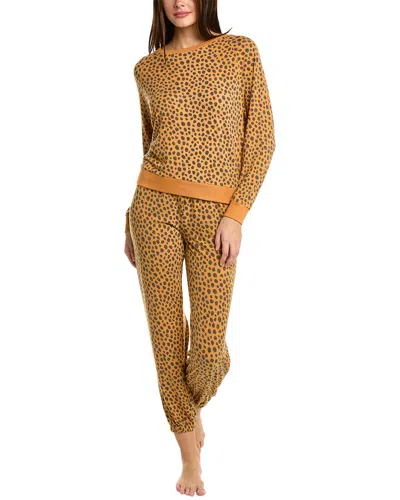 Honeydew Intimates Honeydew Star Seeker 2pc Pajama Pant Set In Orange