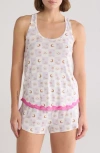 Honeydew Intimates Lounge Life Shortie Pajamas In Tropical Check