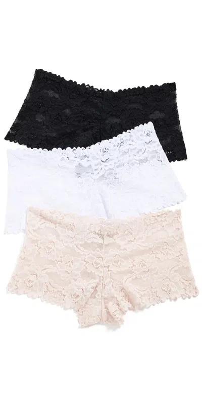 Honeydew Intimates Natalya Tanga 3 Pack Black/white/seltzer