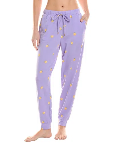 Honeydew Intimates Off Days French Terry Jogger In Purple