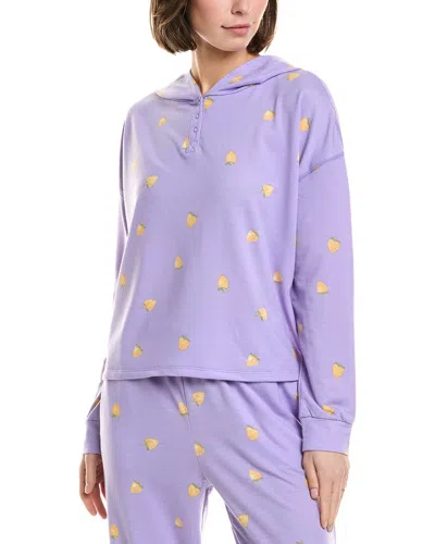 Honeydew Intimates Off Days French Terry Pullover In Purple