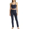 Honeydew Intimates Honeydew Off-duty Crop Camisole & Pants 2-piece Pajama Set In Ink