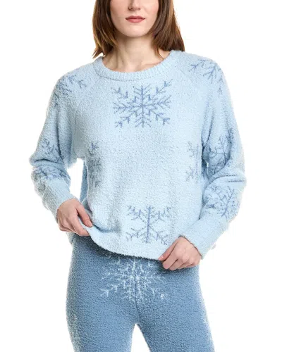 Honeydew Intimates Snow Angel Sweater In Blue